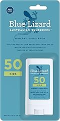 BLUE LIZARD Mineral Sunscreen Stick with Zinc Oxide SPF 50+ Water Resistant UVA/UVB Protection Easy to Apply Fragrance Free, 