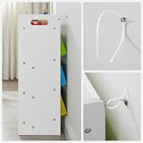 SONGMICS Toy Organiser 9 Removable Bins Shelf White GKR31WT view 9