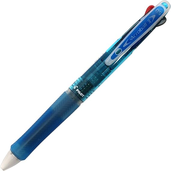Pilot Acroball 3 Multi Color Ballpoint Pen, Extra Fine, Clear Light