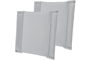 Hoement 2pcs Camera Bag Dividers Separator Pads Shockproof Protective Inserts for Dslr Lens Organizer Gray