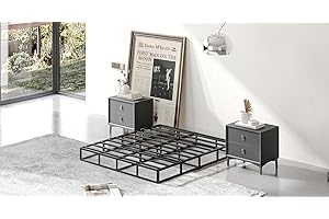 JWIFSEF Full-Size-Box-Spring，Full Box Spring 5 inch,Easy Assembly Full, Metal Sturdy Heavy Duty Structure with Fabric Cover,Mattress Foundation,3500lbs Max Weight Capacity