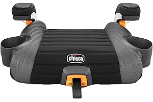 Chicco GoFit Plus Backless Booster Car Seat with LATCH Attachment and Quick-Release LATCH Removal, Portable Travel Booster Se