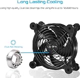 upHere USB Powered 120mm Fan with 3 Speed Control for PC/Xbox/PlayStation view 2