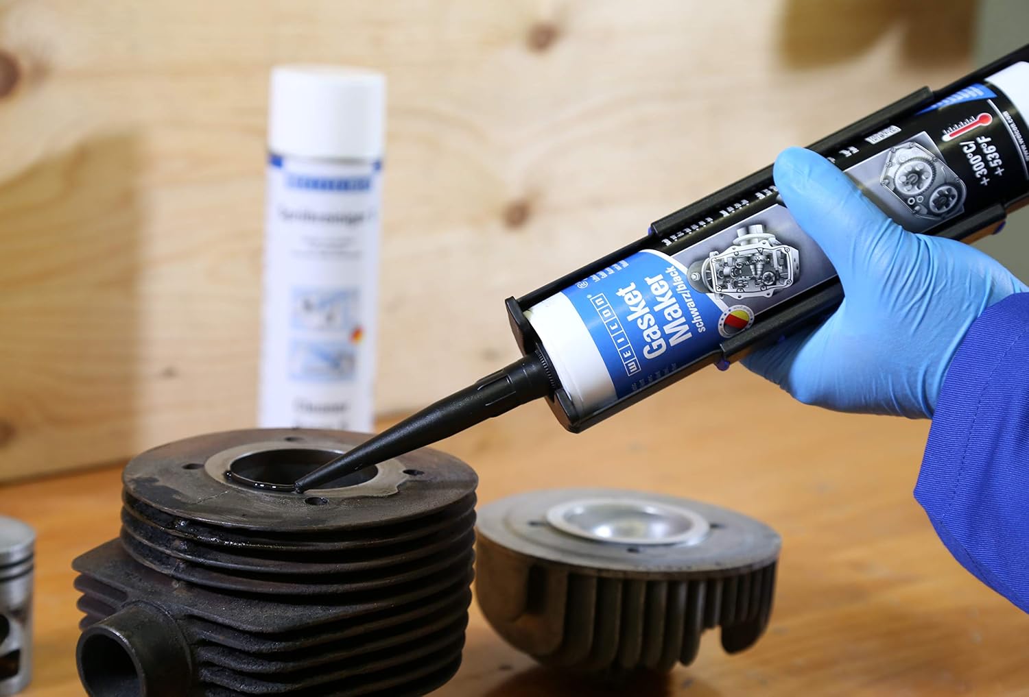 WEICON Gasket Maker / 310 ml/Black/Special and Strong Resistant sealant for car Engine Motorbike, Steel, Aluminium, Glass, Ceramic - Image 3