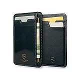 Vaultskin Slim RFID Wallet for Men - Leather Front