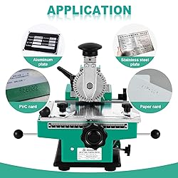 MXBAOHENG Metal Nameplate Stamping Machine