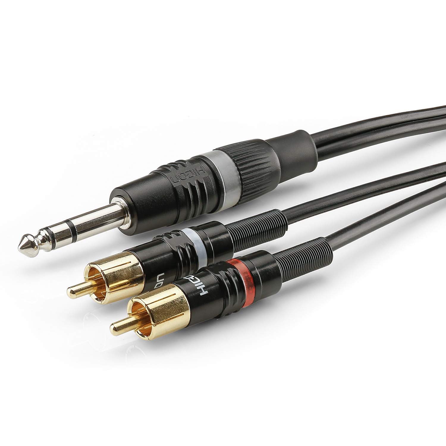 SommerCable HBP-6SC2-0600 Jack/RCA Audio Connection Cable [2x RCA Male to 1x Jack Plug