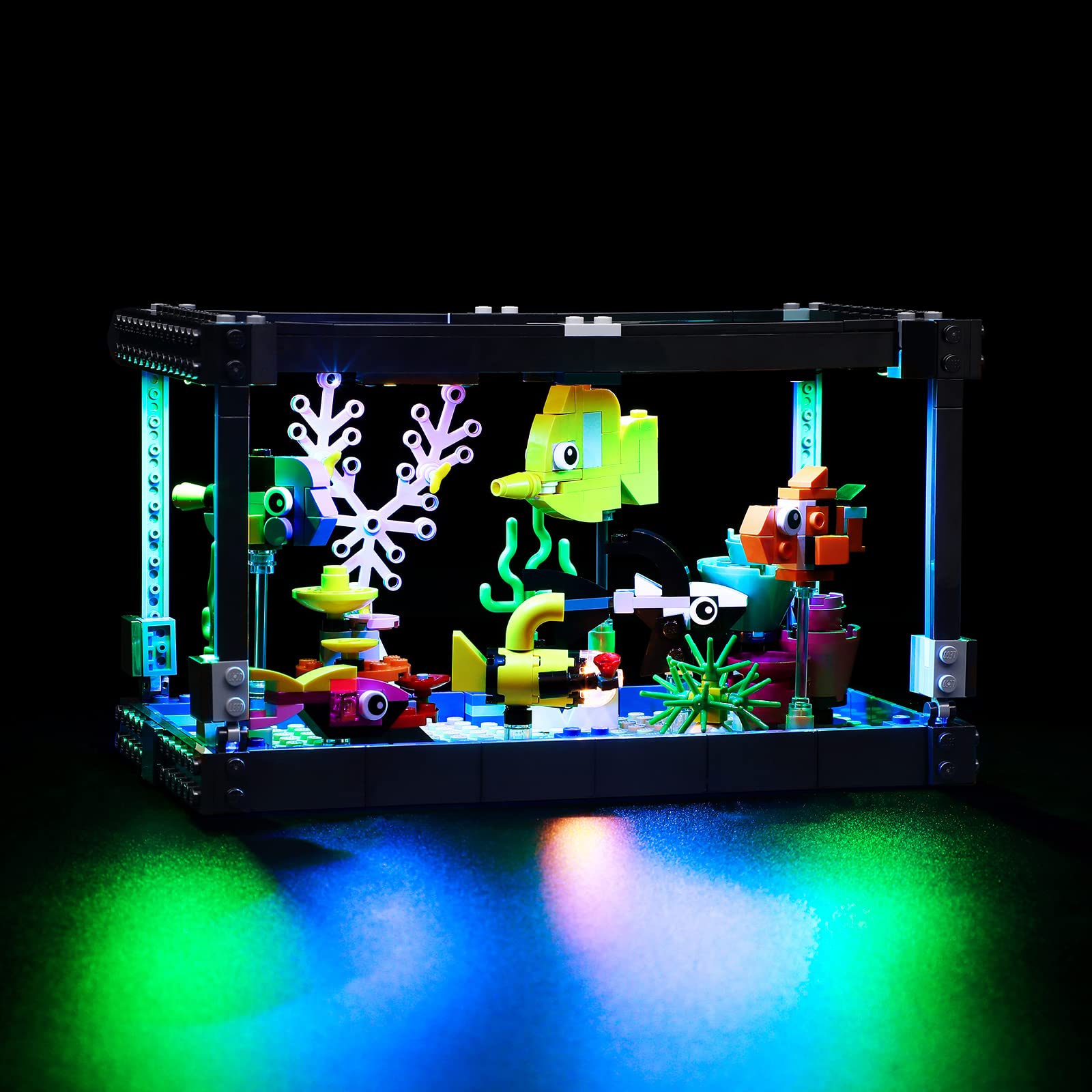 GEAMENT LED Light Kit Compatible with LEGO Fish Tank - Lighting Set for Creator 31122 Model (Building Set Not Included)