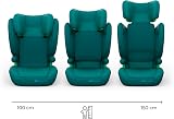 Kinderkraft Junior FIX 2 PRO Car Seat 100-150 cm ISOFIX Belt Install Green view 3