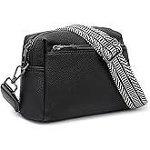 FALAN MULE Small Crossbody Bags for Women Pu Leather Triple Zip Cell Phone Handbag with Adjustable Shoulder Strap