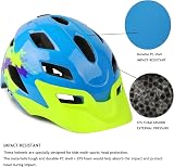 Exclusky Kids Bike Helmet 50-57cm Adjustable Light Blue 5-13 Years view 3