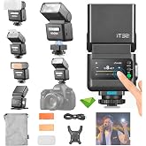 Godox IT32 TTL Camera Flash+X5O Trigger for Olympus Panasonic Cameras | E-M1, PEN-F, E-M10Il, E-M10III, E-P5, E-PL8, E-P5, GH4, LX100, DMC-GF1, DMC-G85, DMC-GX85, etc Magnetic Hotshoe&amp;Trigger 2in1