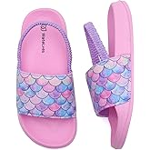 WateLves Toddler Boys Girls Slides Sandals for Swim Beach Kids Water Shoes Casual Summer Slippers