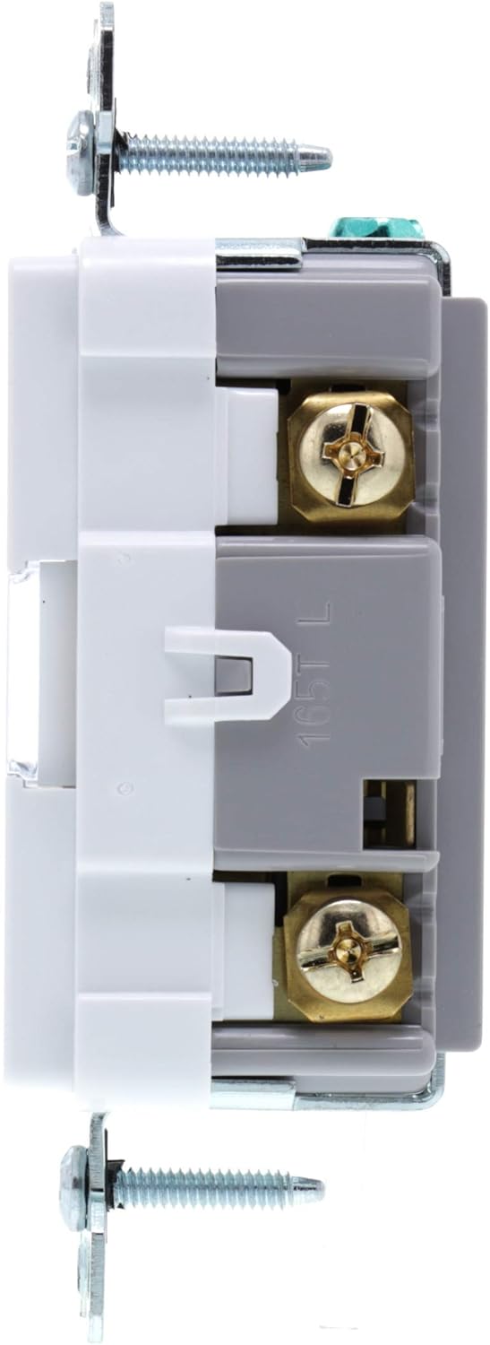 Legrand radiant Adjustable LED Night Light Outlet, Nightlight Electrical Outlets, Tamper Resistant, Safe for Kids, White, NTL885TRWCC6 - - 