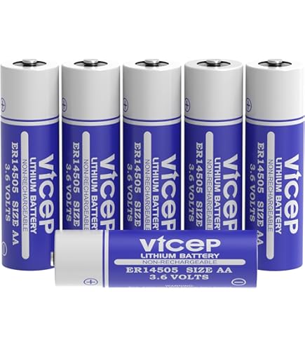 BATERIA DE LITIO 3.6V 2600MAH Li-SOCI2 TAMAÑO AA CON CABLE PARA PLC Saft Ls14500 Cot - Foto 6