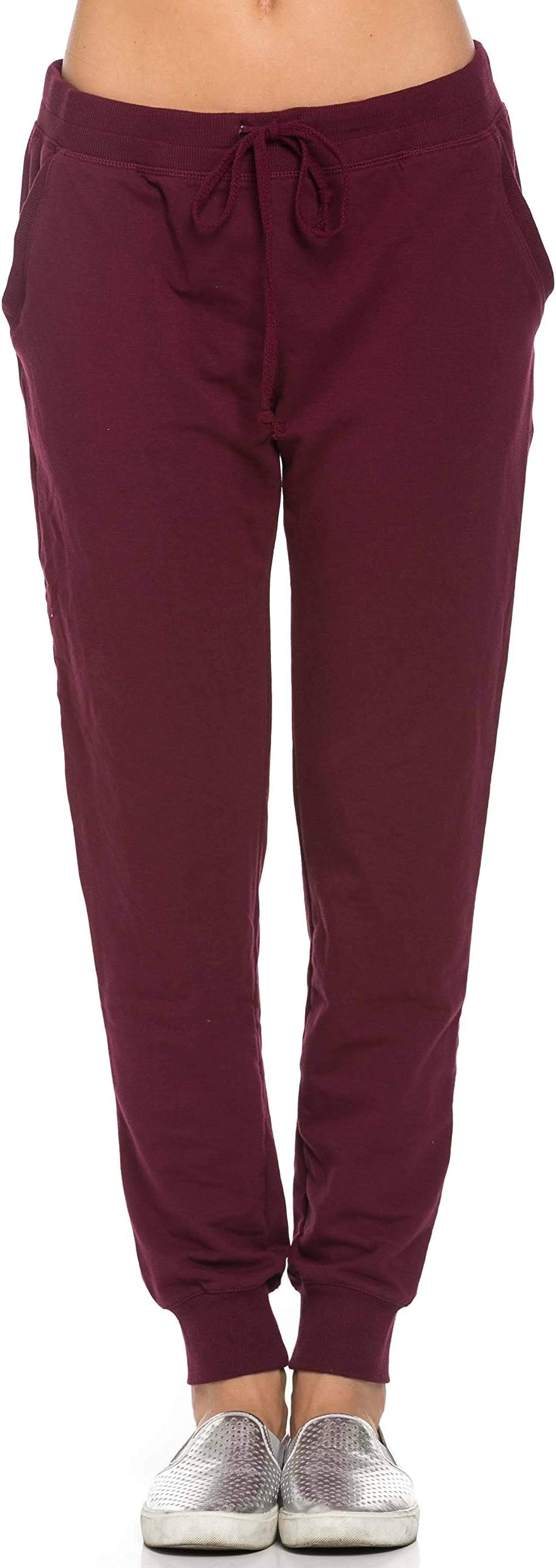 Women's Classic Soft Comfy Drawstring Jogger Pants S-3XL
