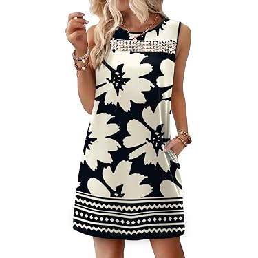 Vestido Midi Sin Mangas Estilo Italiano Lagenlook - Diseño Paracaídas, Color Sólido, Tela De Viscosa, Verano