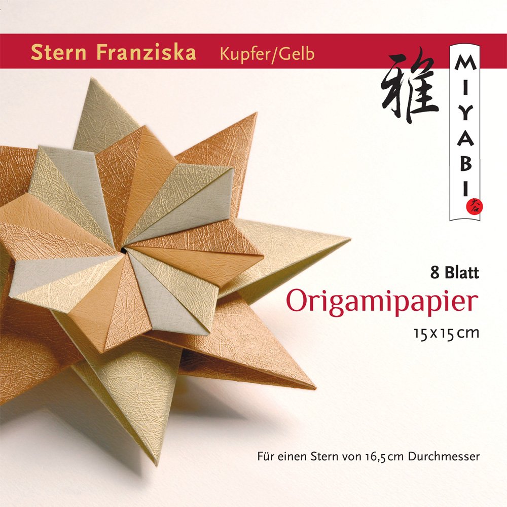 Origami Paper Star Franziska With Instructions German 15cm