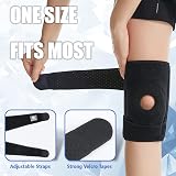 MAYKI Knee Support Brace with Patella Gel Pad Adjustable Straps view 4