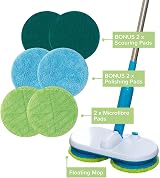High Street TV Floating Mop Cordless Rechargeable 100 RPM Dual Contra-rotating view 6