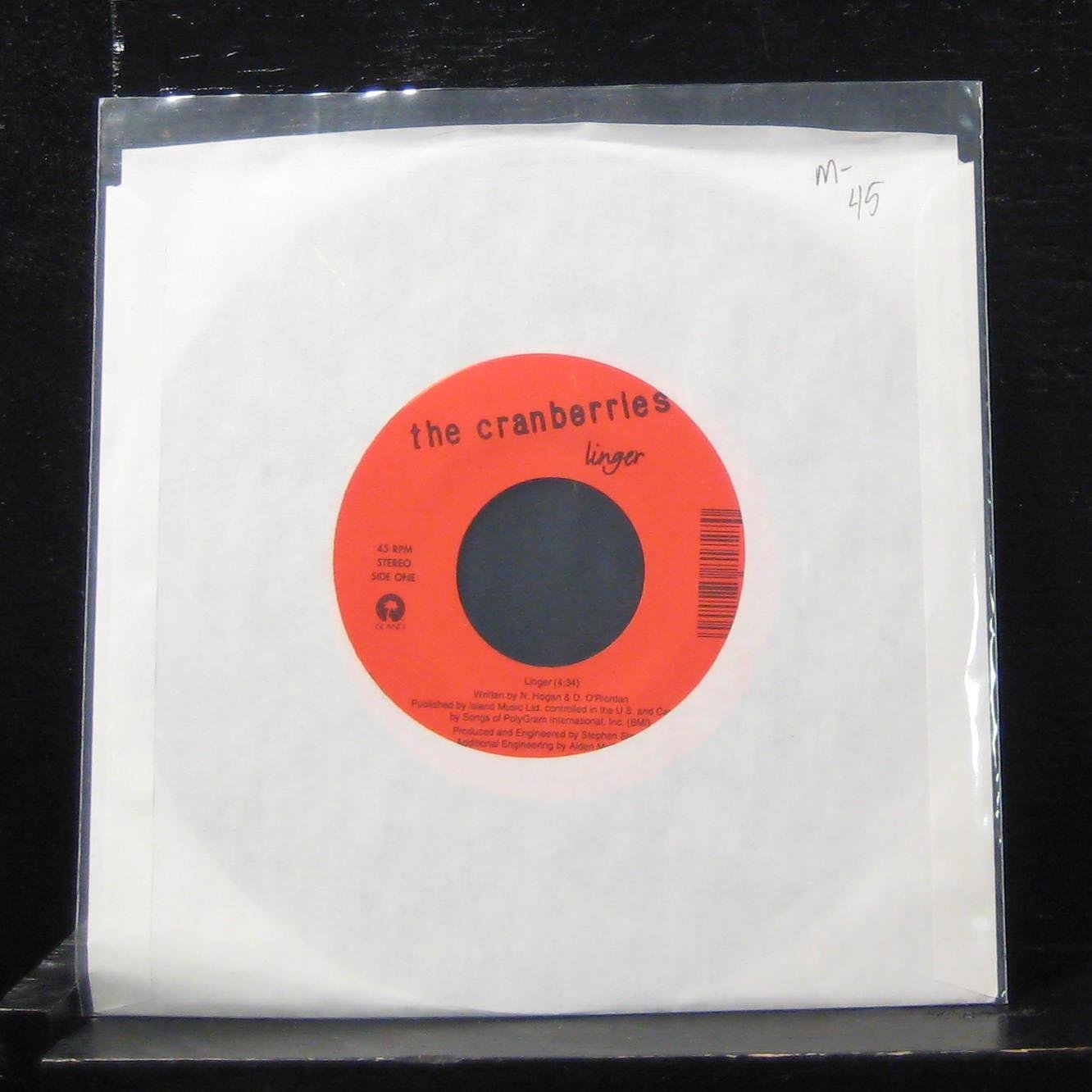 The Cranberries The Cranberries Linger / Dreams 7" Vinyl 45