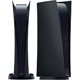 Joso Faceplate for PS5 Digital Edition, Anti-Scratch Dustproof Plates Replacement Cover Skin Accessories Compatible with PS5 Console Digital Edition, Black, 2020 Standard Version