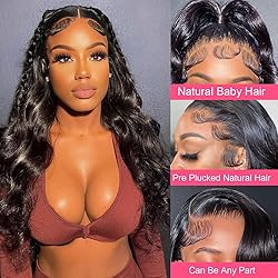 Drosuud Body Wave Lace Front Wigs Human Hair 13x6