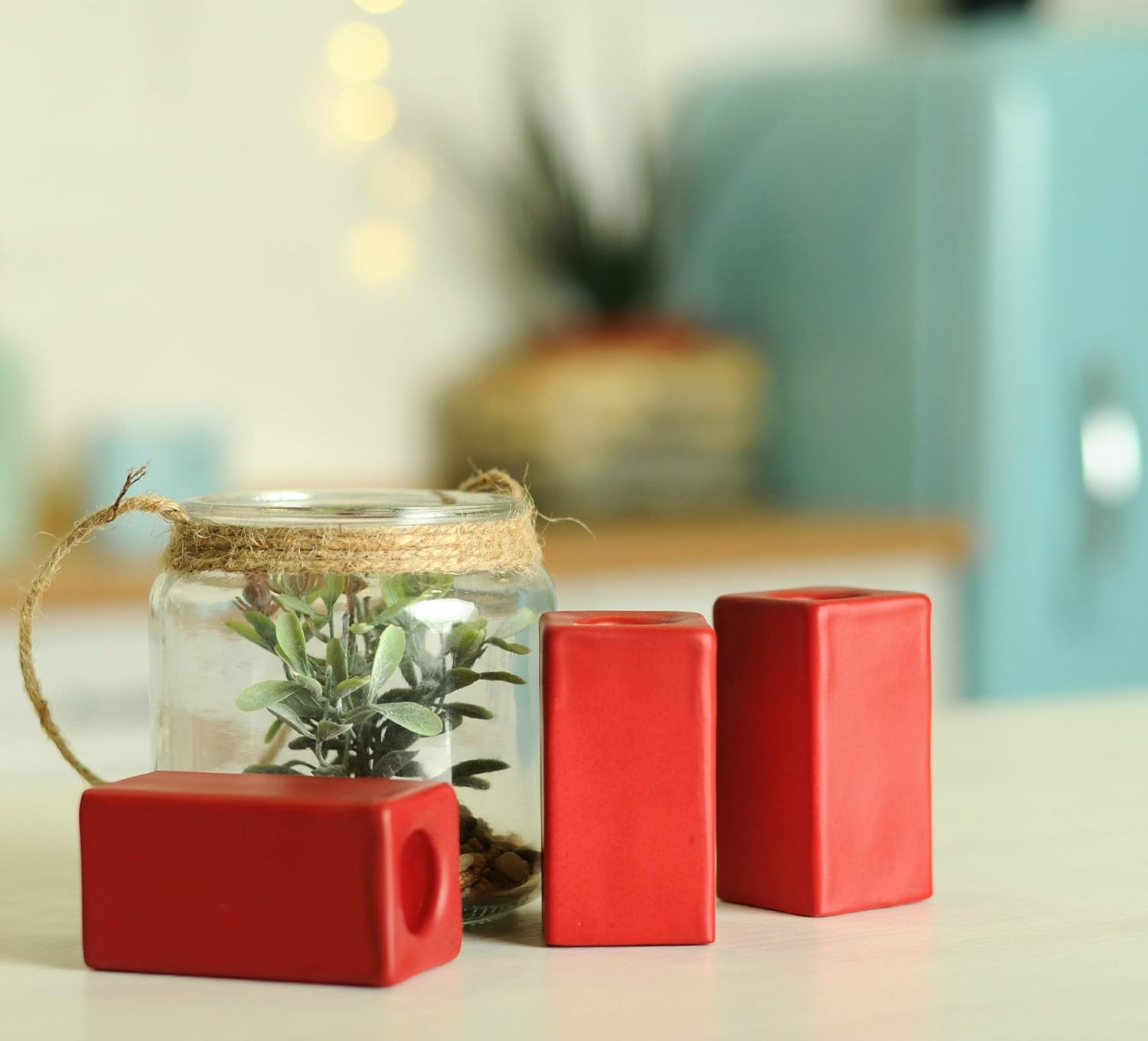 Buy Magik Life Ceramic Candle Holder Small Kitchen Decorations