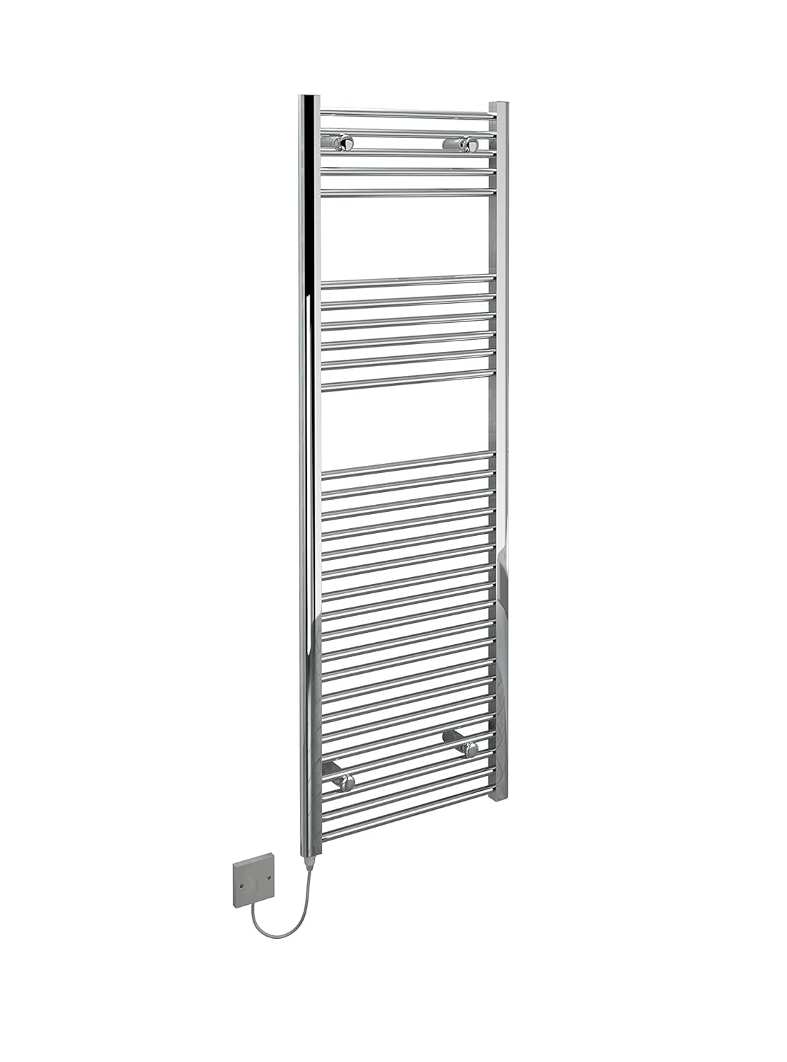 Kudox Electric Towel Warmer 500x1500mm Flat Chrome Amazon.co.uk
