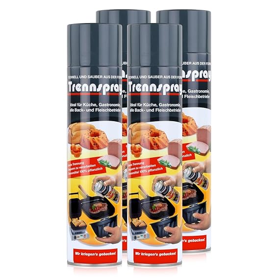 Boyens Trennspray 600ml Dose ( 4er Pack ) Trennfett Grillspray Backtrennmittel