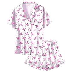 Umeyda Girls Satin Silky Collar V Neck Ruffle Short
