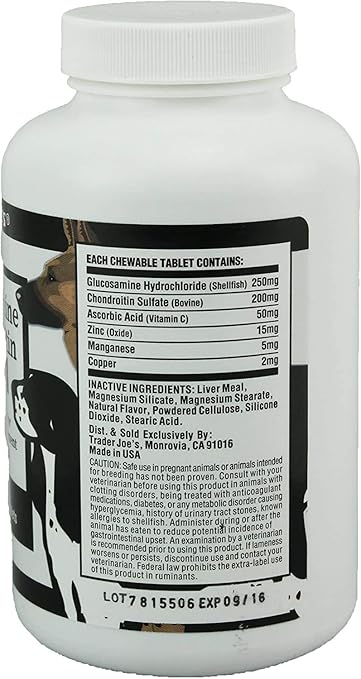 glucosamine trader joe's