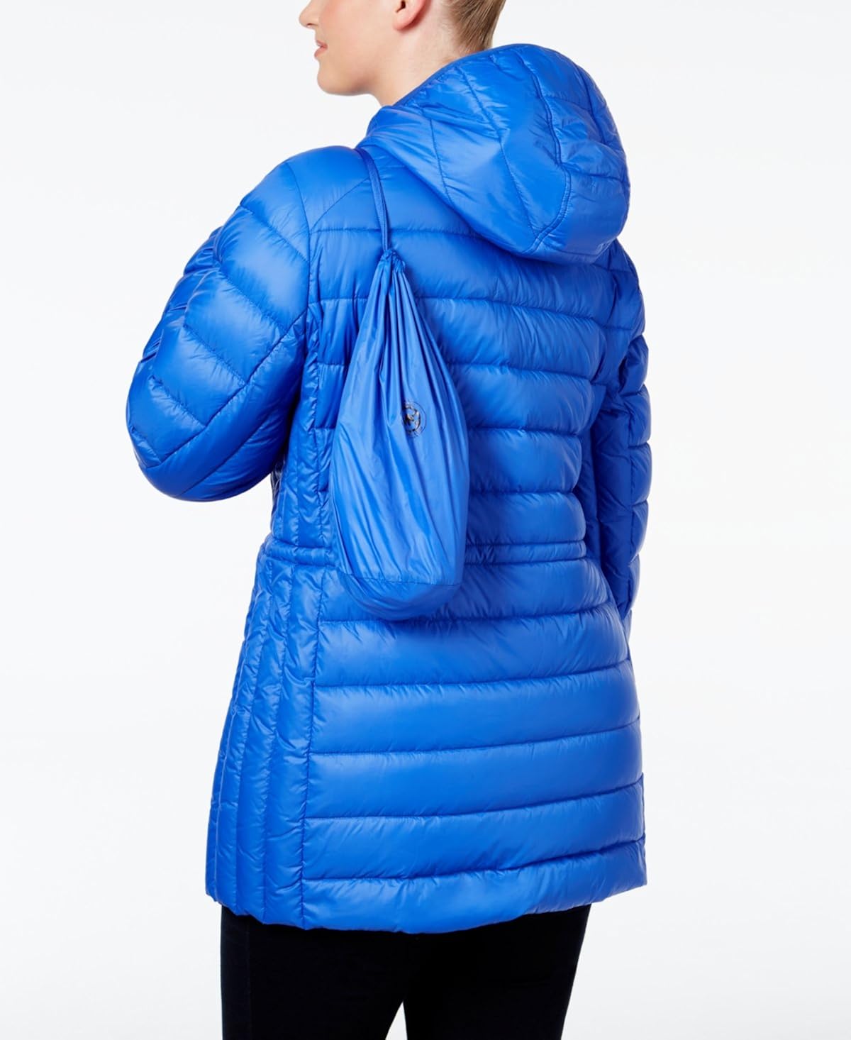 michael kors plus size hooded puffer coat