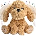GOBRILLFUN Interactive Singing Plush Toy - Dog Stuffed Animals Record & Repeats What You Say, 8 Songs, Head & Ear Movements, Birthday for Toddlers Age 3 4 5 6 (10.2' Goldendoodle Toy)