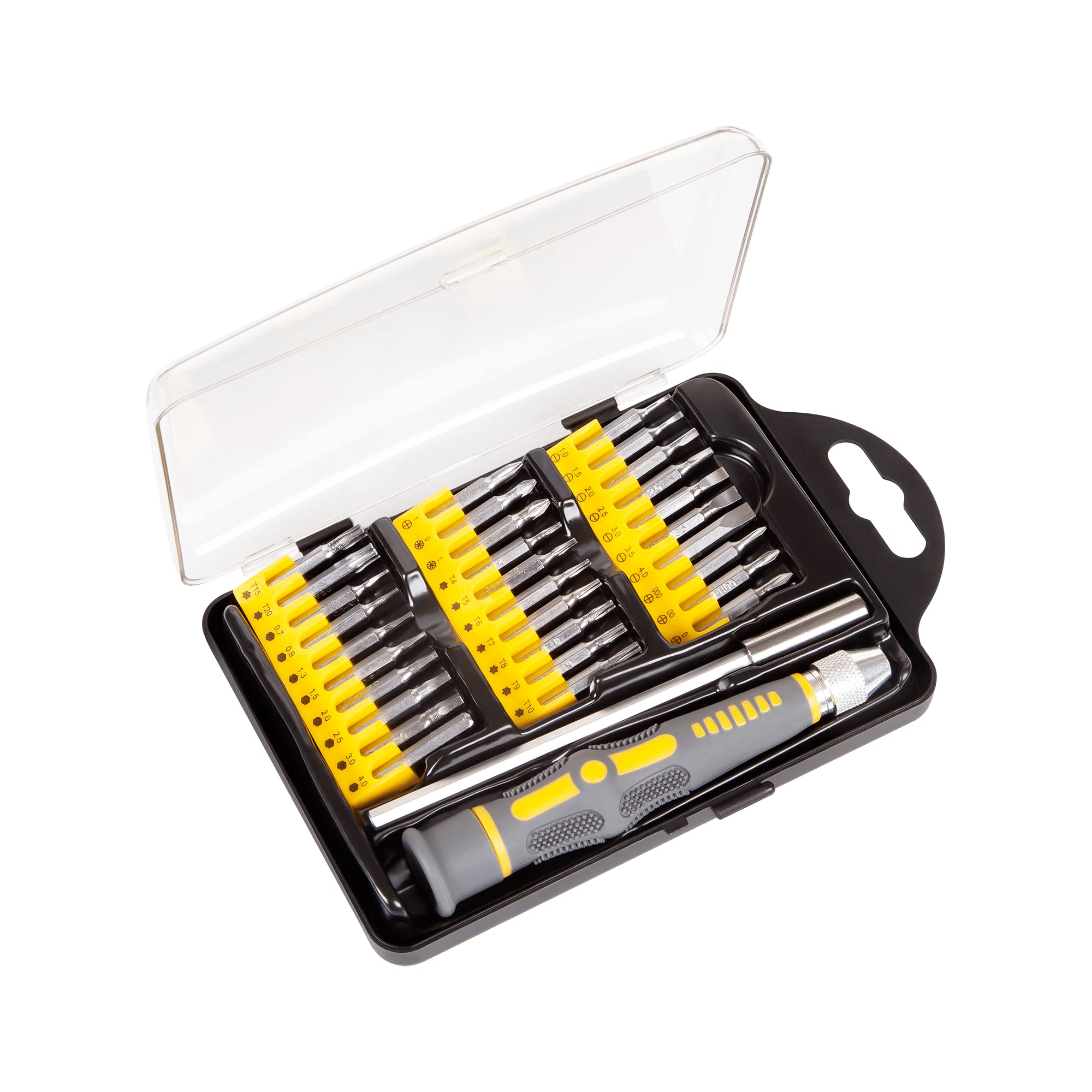 Rebel RB-1102 Screwdriver Precision Bit Set 32 Silver