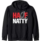 Half Natty Half Natural Steroid Bodybuilder Zip Hoodie
