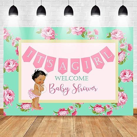 Amazon Com Mehofoto It S A Girl Baby Shower Backdrop Pink Birthday Amazon Com Mehofoto It S A Girl Baby Shower Backdrop Pink Birthday
