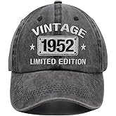 Vintage 1954 1953 1952 1951 1950 1949 1948 1947 1946 1945 Limited Edition Adjustable Embroidered Baseball Cap