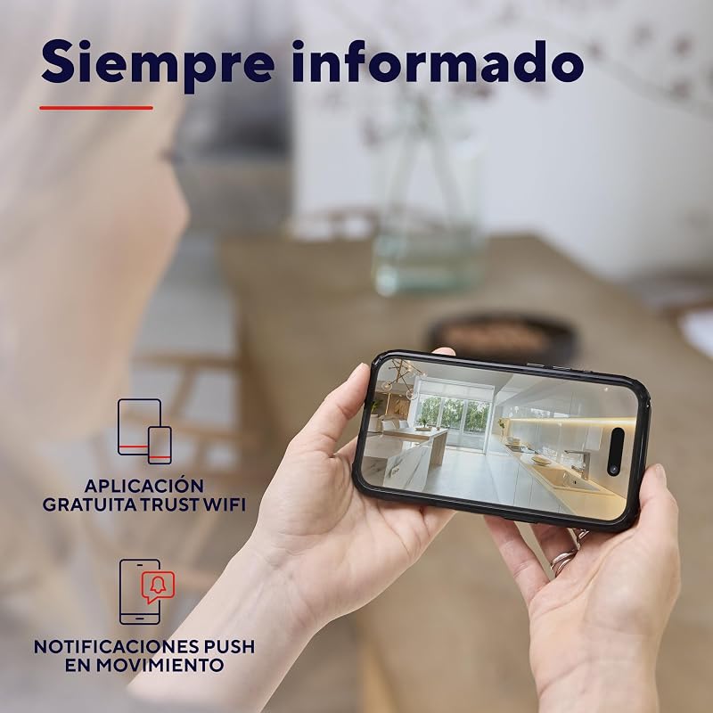 SMARTCAM-2800 Câmara de Vigilância WiFi Interior 360°, Branca
