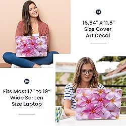 LSS Laptop 17-17.3" Skin Cover with Colorful Pink