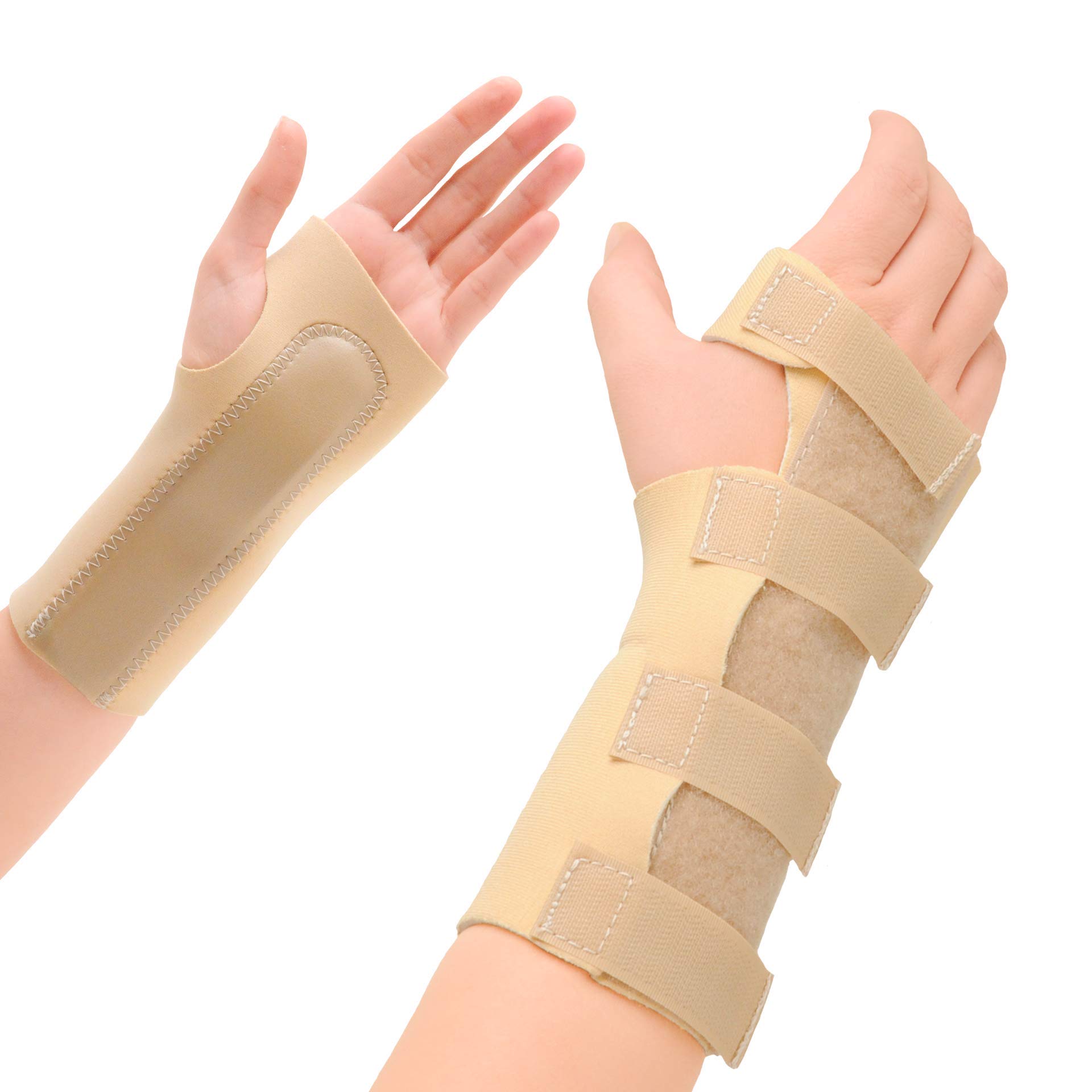 Express Orthopaedic® - Medically Approved Neoprene Wrist Support Splint With Palm Stay & Grip Tab Fastenings - Carpal Tunnel, RSI, Arthritis (XL - Wrist Circ:20-22cm, RIGHT)