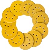 STEBRUAM 110PC 125mm Sanding Discs Orbital Sander Pads 60-800 Grit Hook Loop
