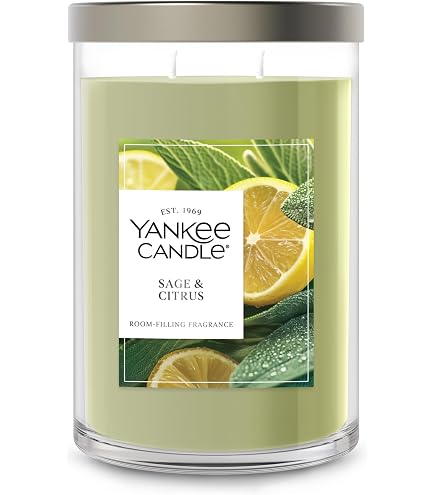 Amazon.com: Yankee Candle Sage & Citrus Scented, Classic 7oz Small