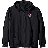 Minnie Mouse - Peeking Faux Pocket Zip Hoodie