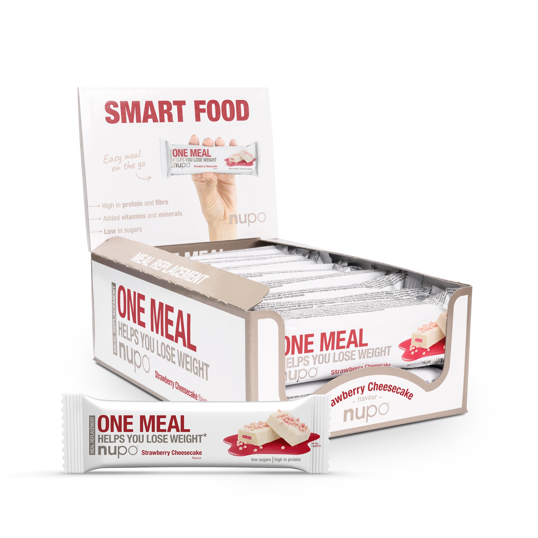 Nupo - One Meal Bar Strawberry Cheesecake 15 x 60 g