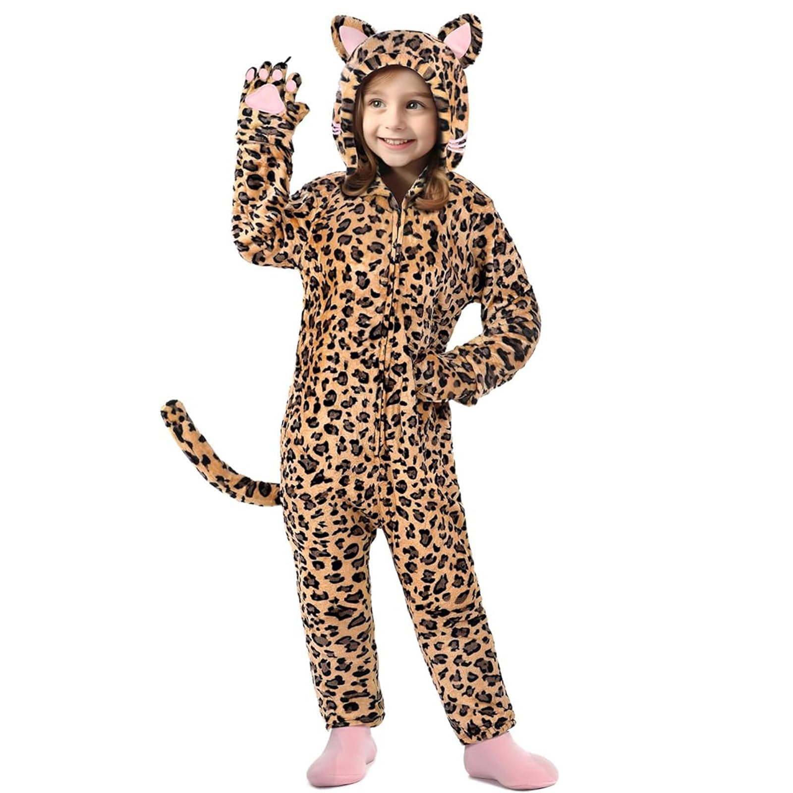 PXDUCN Animal Costume Set for Girls - Cat Theme Party Dress for Halloween, Carnival, Christmas Fancy Dress