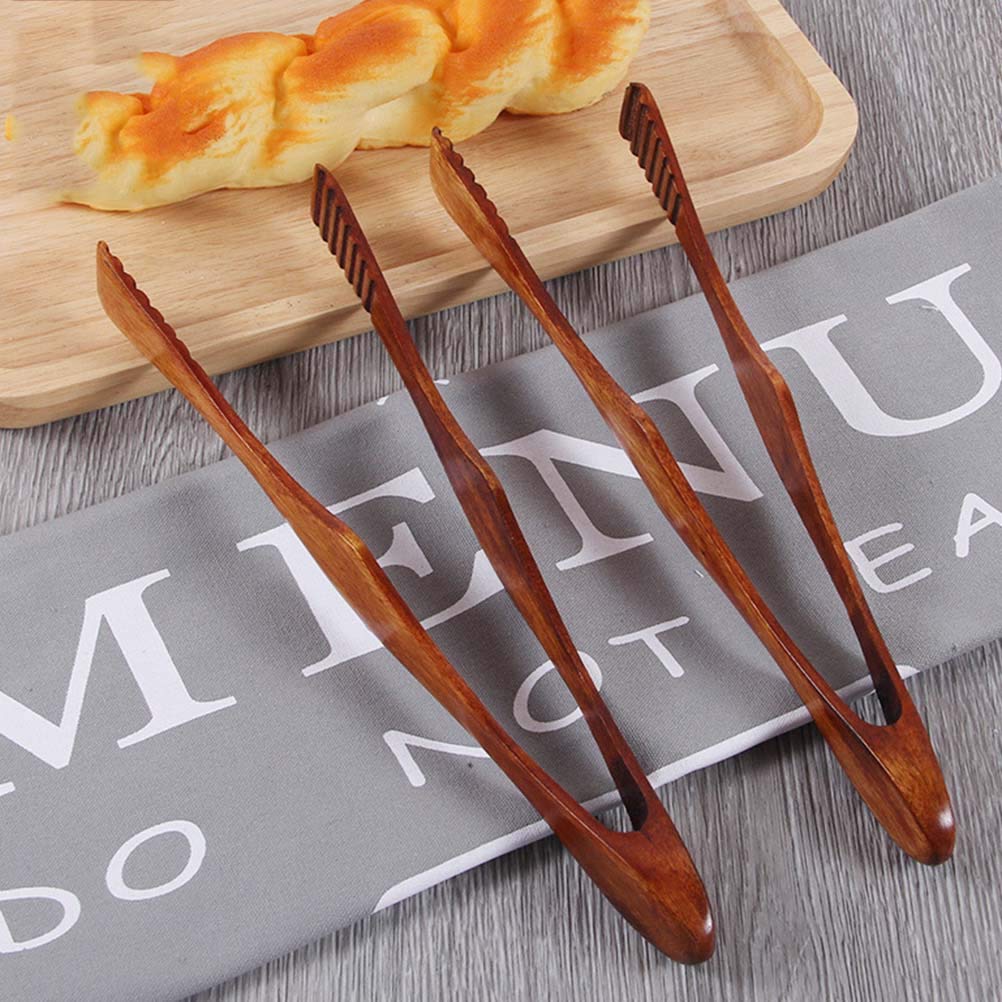 Cuilleres Spatules Et Palettes Couteaux Et Ustensiles De Cuisine Surenhap Pince De Cuisine En Bois Pinces A Steak Barbecue Pain Dessert Patisserie Pince Buffet Cuisine Outils Rodschinson Com