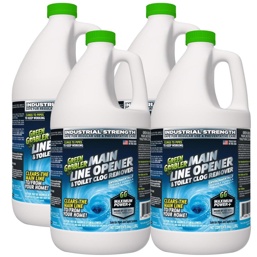 Green Gobbler Ultimate Main Drain Opener + Drain Cleaner + Hair Clog