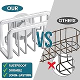 TAILI Sponge Holder for Kitchen Sink with Strong Suction, Rustproof Aluminum, view 4