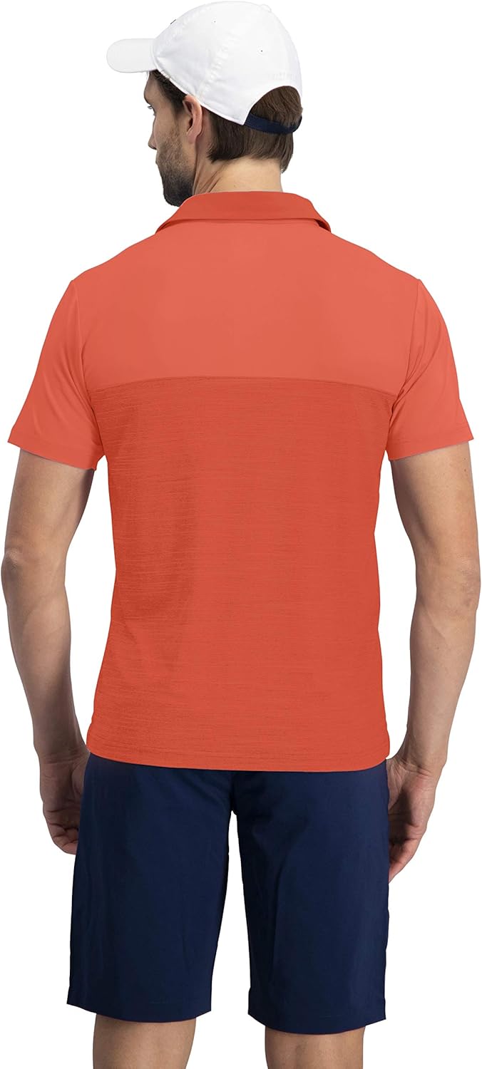 Three Sixty Six Quick Dry Golf Shirts for Men - Moisture Wicking Short-Sleeve Casual Polo Shirt : Clothing